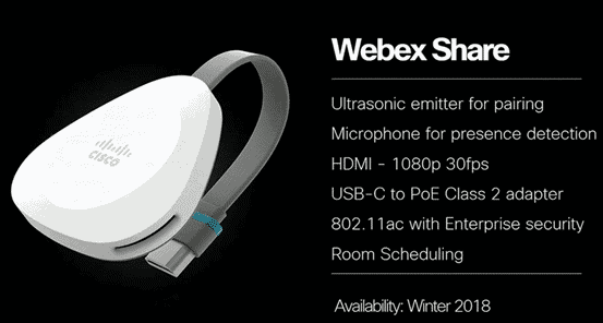 Cisco webex share